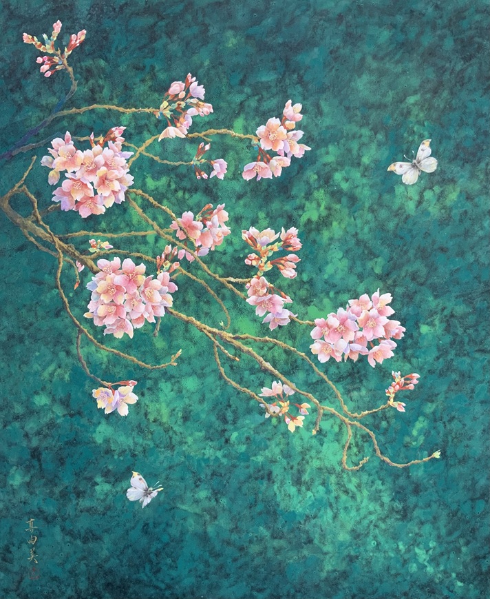 作品「春の使者」