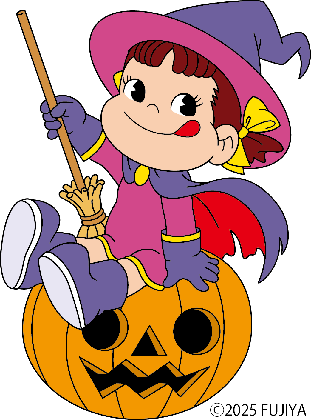 ハロウィンペコちゃんⒸ2025FUJIYA